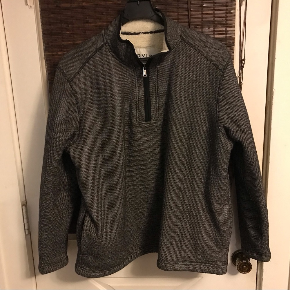 Orvis Men's 1/4 Zip Fleece Lined Pullover